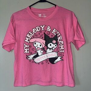 Sanrio My Melody & Kuromi Pink Shirt (Previously Owned)